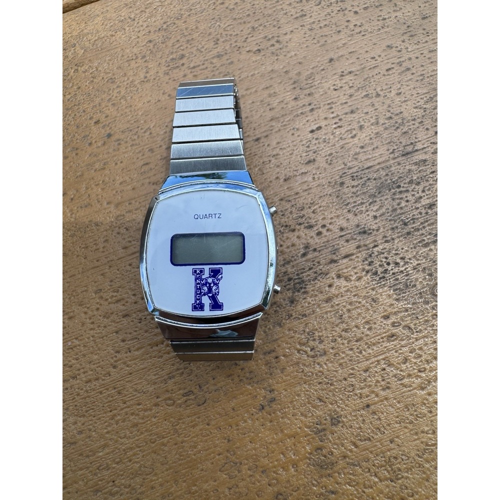 UofK Stainless Steel Men‎ Digital Watch